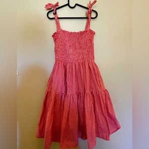 Handmade adjustable plus size summer dress with deep pockets